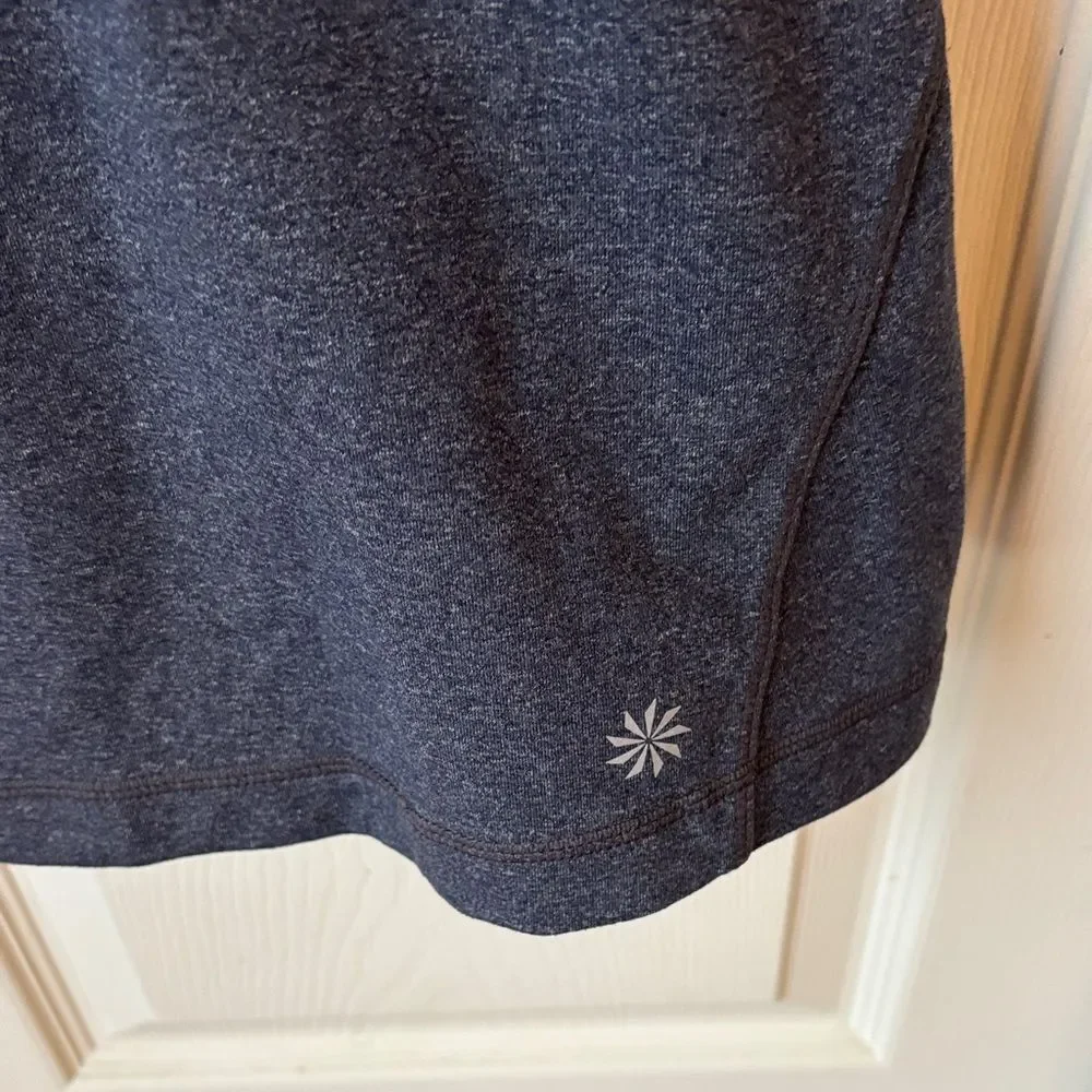 Athleta Dark blue gray skort sporty Athletic active women’s medium GUC